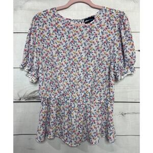 aliceblue floral top size XL
